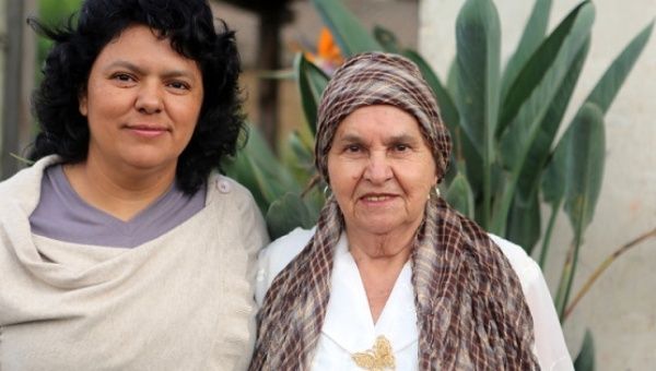 Madre de Berta Cáceres entre las personas más destacadas de América Latina   