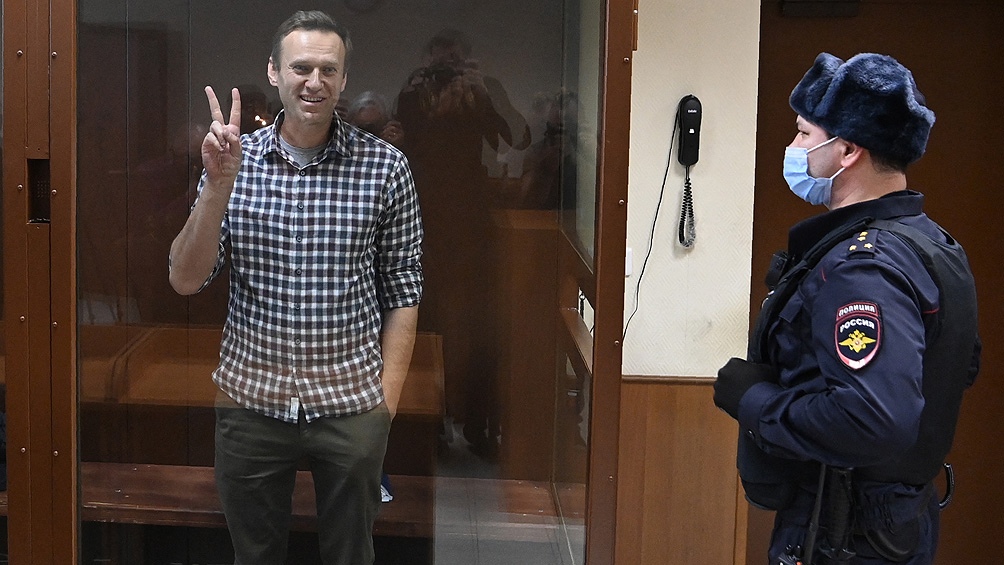 La justicia rechazó la apelación de Navalny contra su condena a prisión