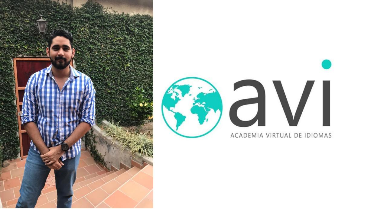 Álvaro Zelaya, universitario que durante la pandemia fundó una Academia Virtual de Idiomas