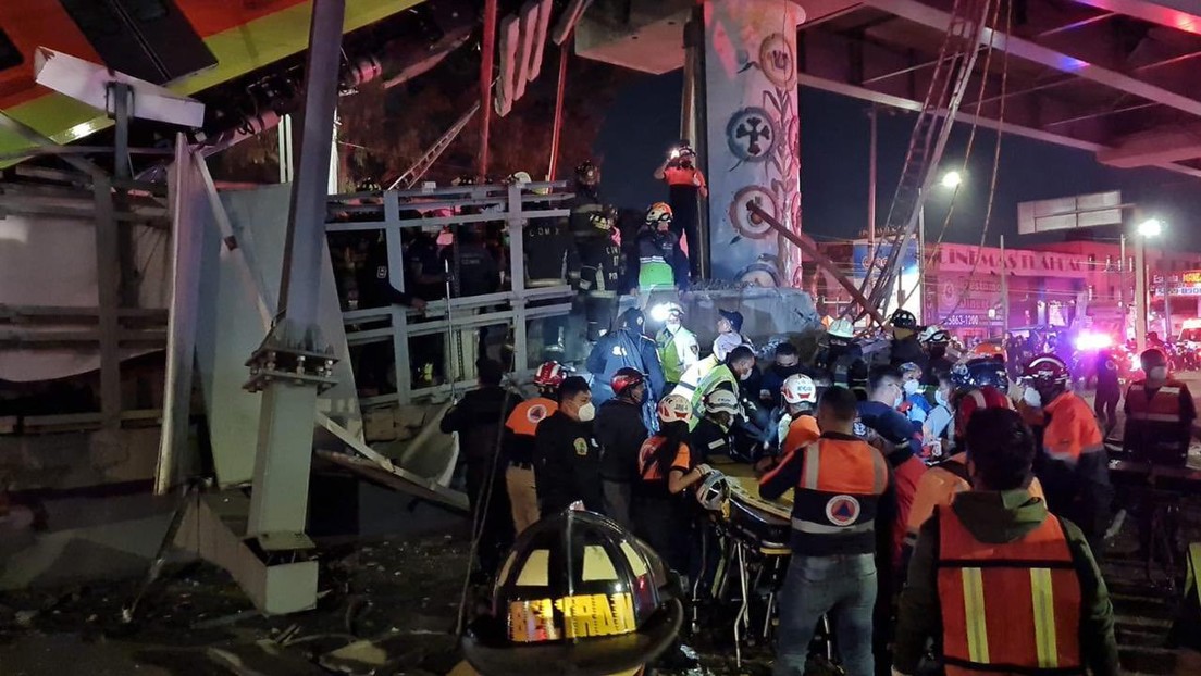 Al menos 23 muertos por derrumbe de un tramo del metro de Ciudad de México