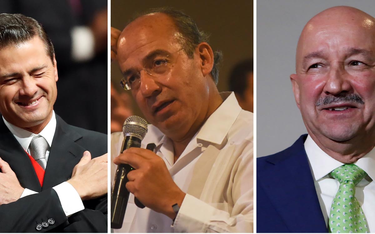 México investiga a tres de sus expresidentes Salinas, Calderón y Peña Nieto
