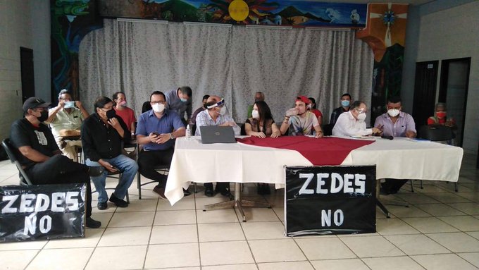Sociedad civil crea movimiento contra las ZEDE en Honduras