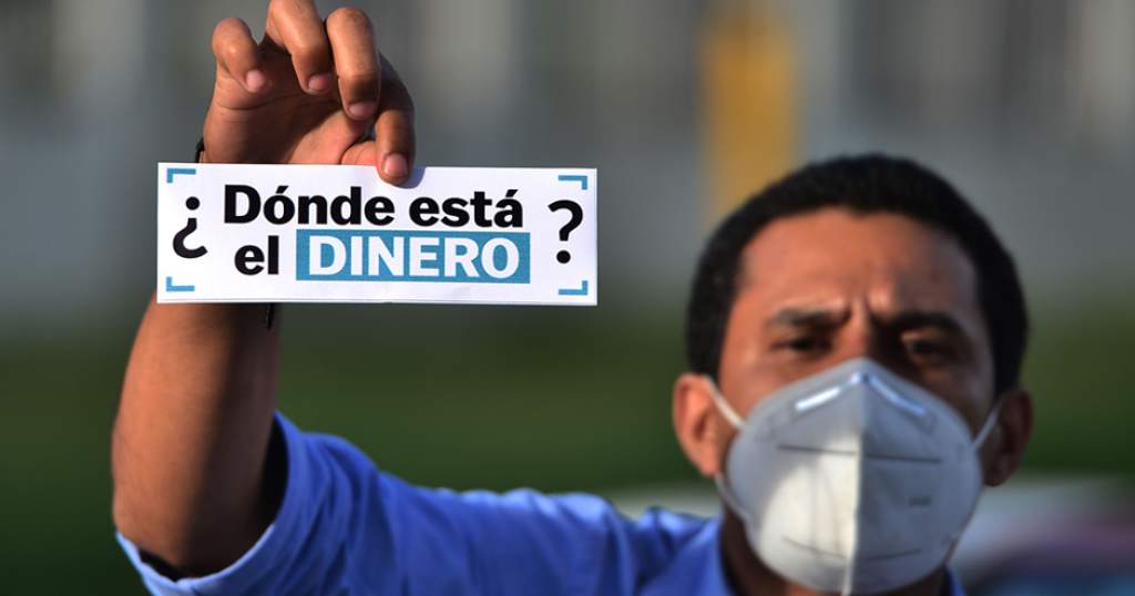 Unos L. 2,000 millones se han «dilapidado» en corrupción durante la pandemia en Honduras