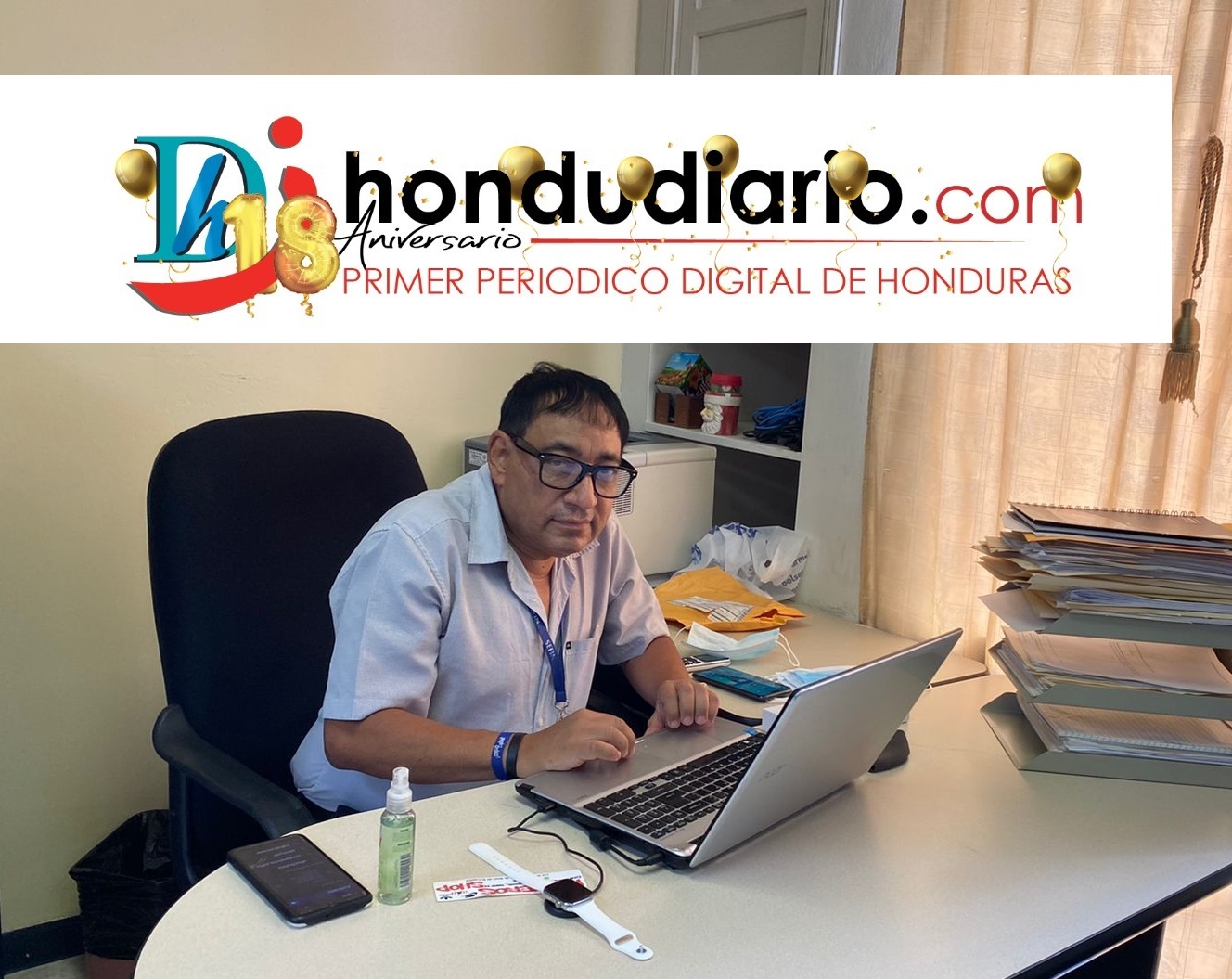 Felicidades Hondudiario.com en su XVIII aniversario: Mauro Orellana