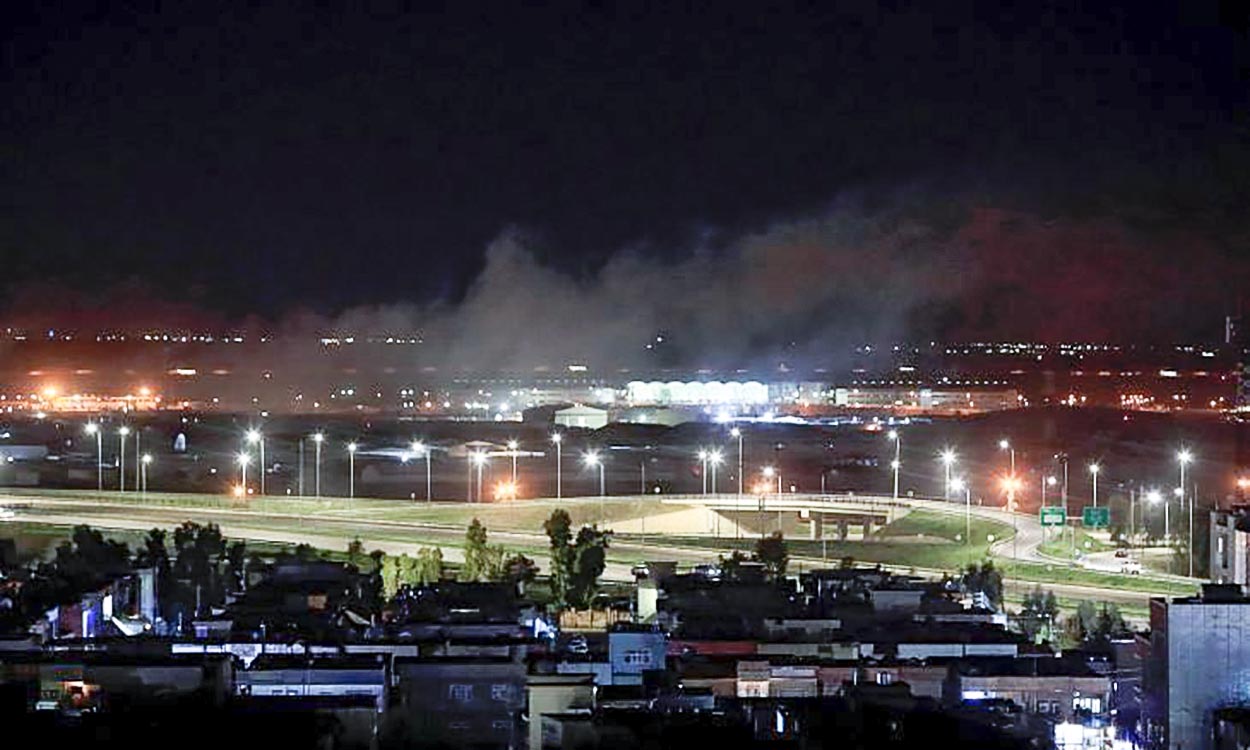Atacan con drones cargados de explosivos el aeropuerto de Erbil, en Irak
