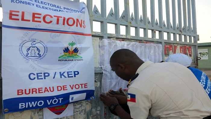 Consejo Electoral de Haití presenta candidaturas a comicios