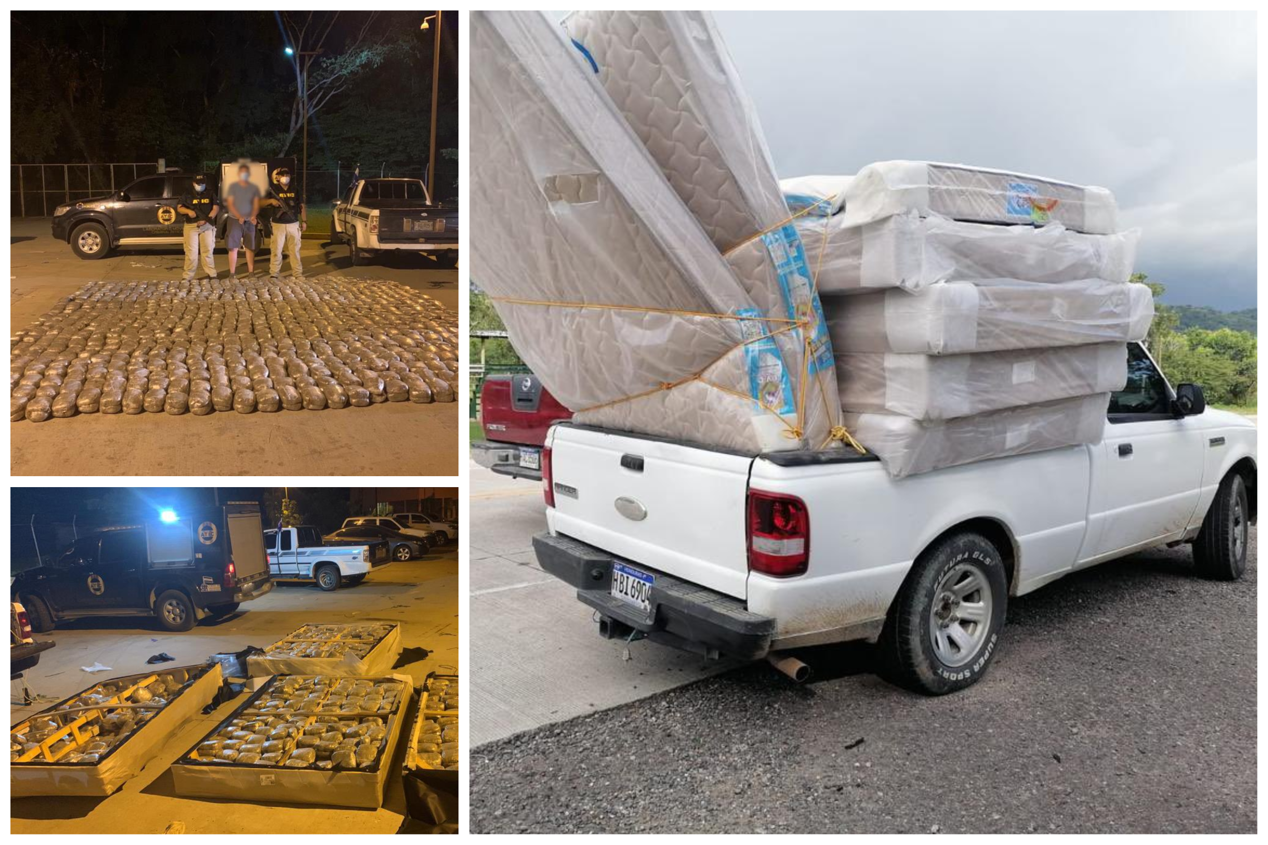 ATIC incauta otros 750 paquetes de droga en el interior de camas en la zona sur