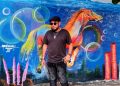 Javier Ordóñez, muralista hondureño haciendo historia en México