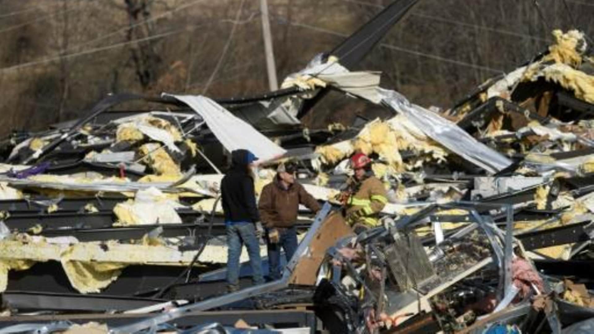Tornados que azotaron EE. UU dejan al menos 80 muertos solo en el estado de Kentucky