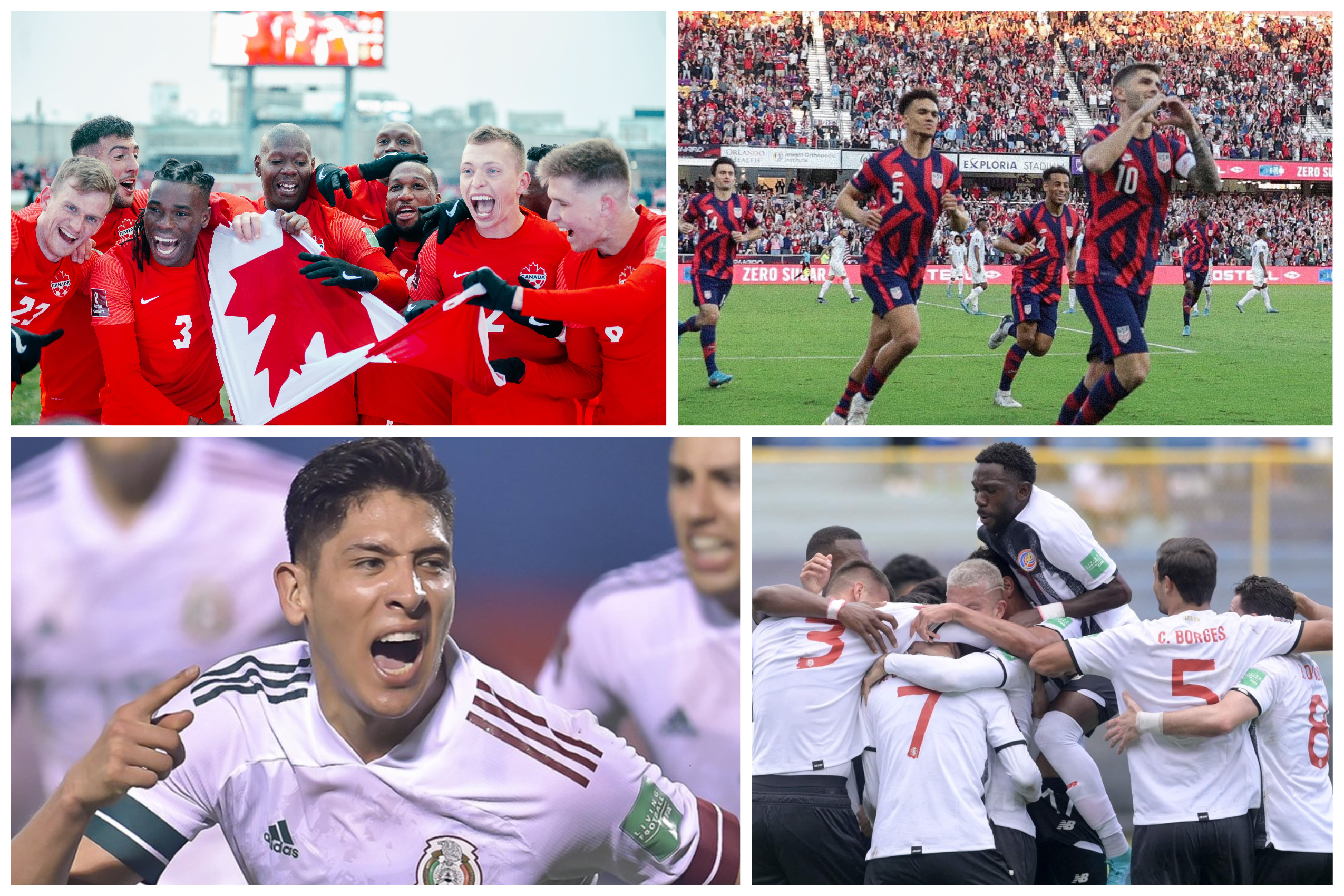 Canadá, EEUU y México clasifican al Mundial, Costa Rica jugará el repechaje