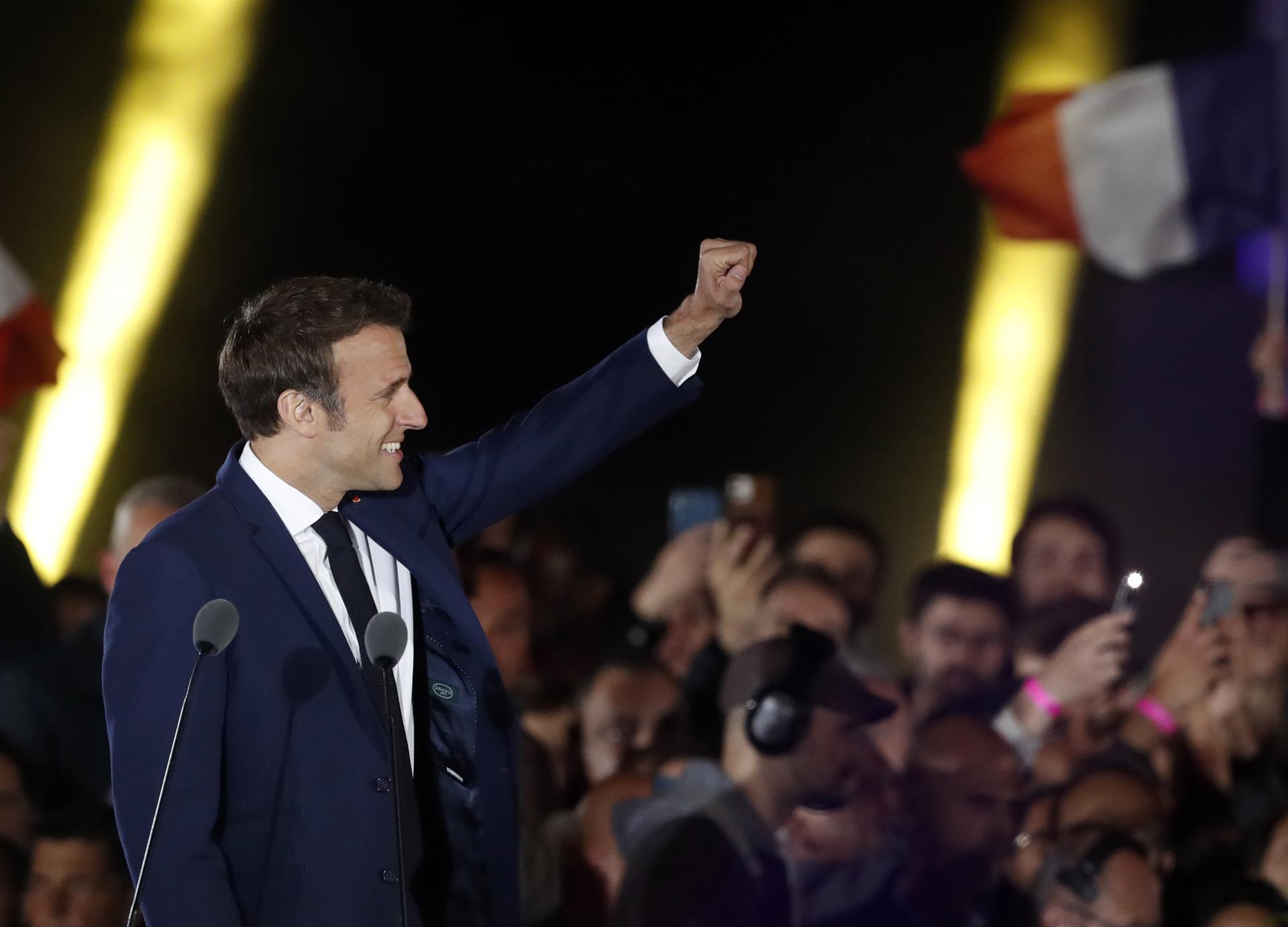 Macron promete sanar las heridas de Francia tras resultados de elecciones