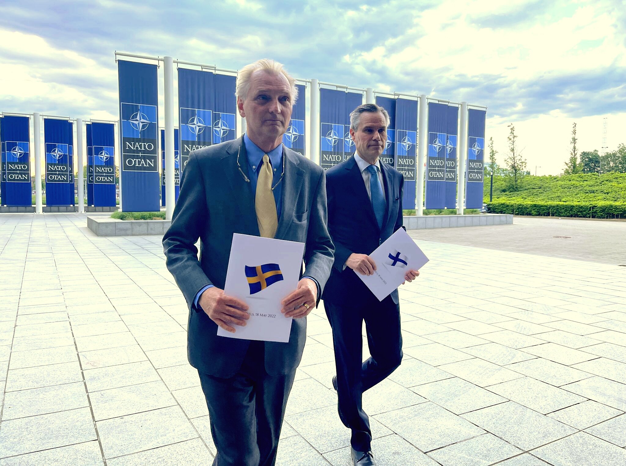 Suecia y Finlandia entregaron formalmente su solicitud de ingreso a la OTAN