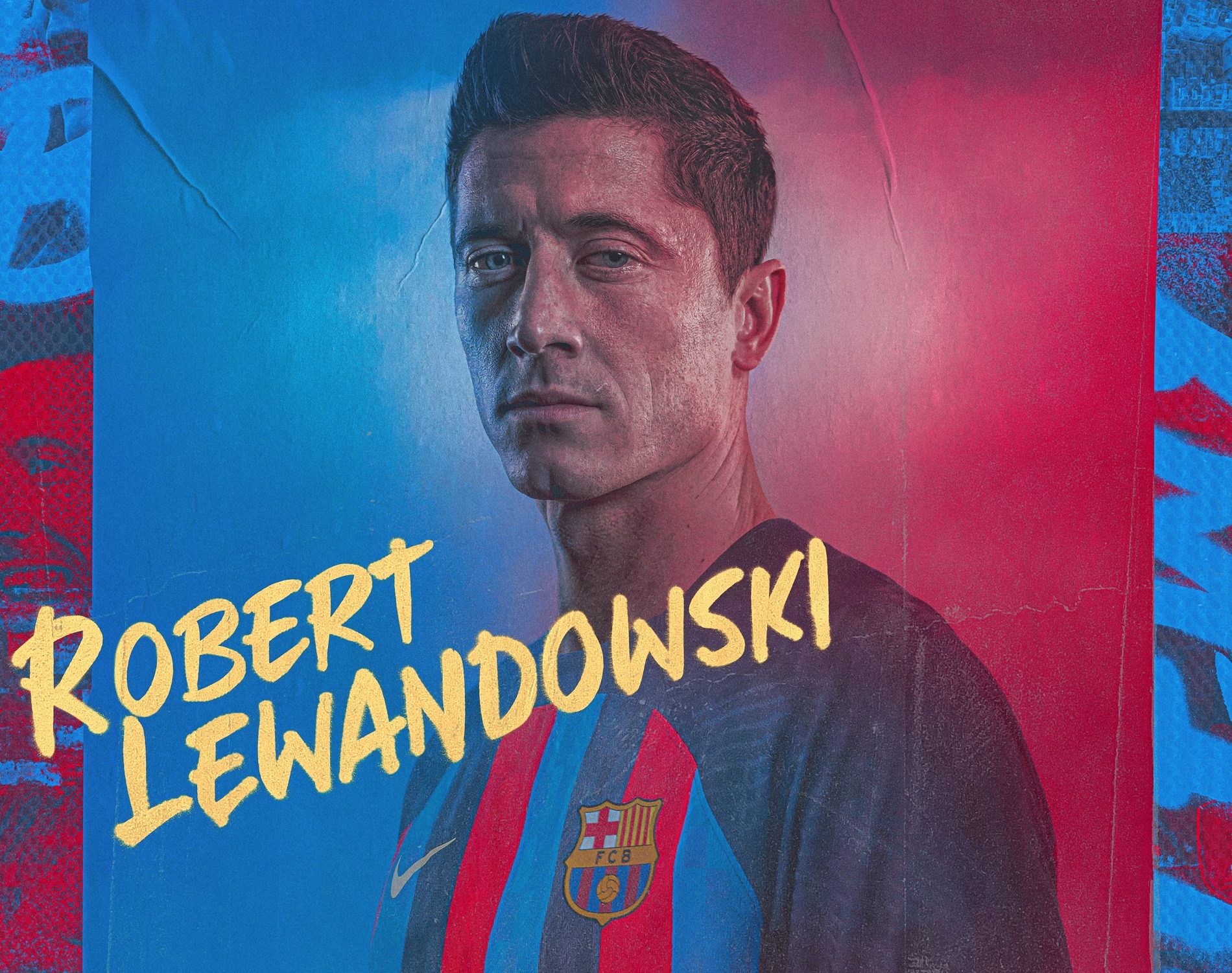 Lewandowski firmó oficialmente por cuatro temporadas con el Barcelona