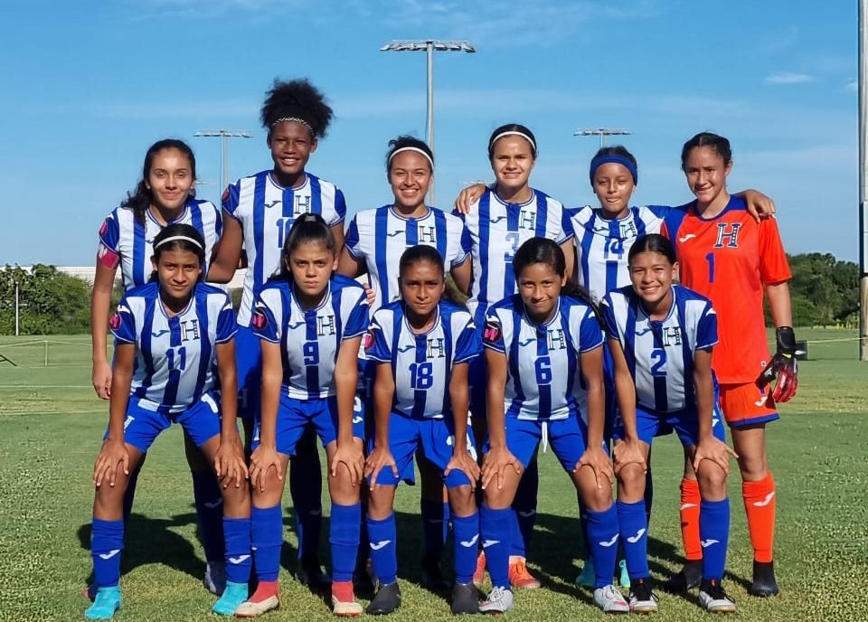 Sub-15 femenina de Honduras logró importante victoria en campeonado de Concacaf