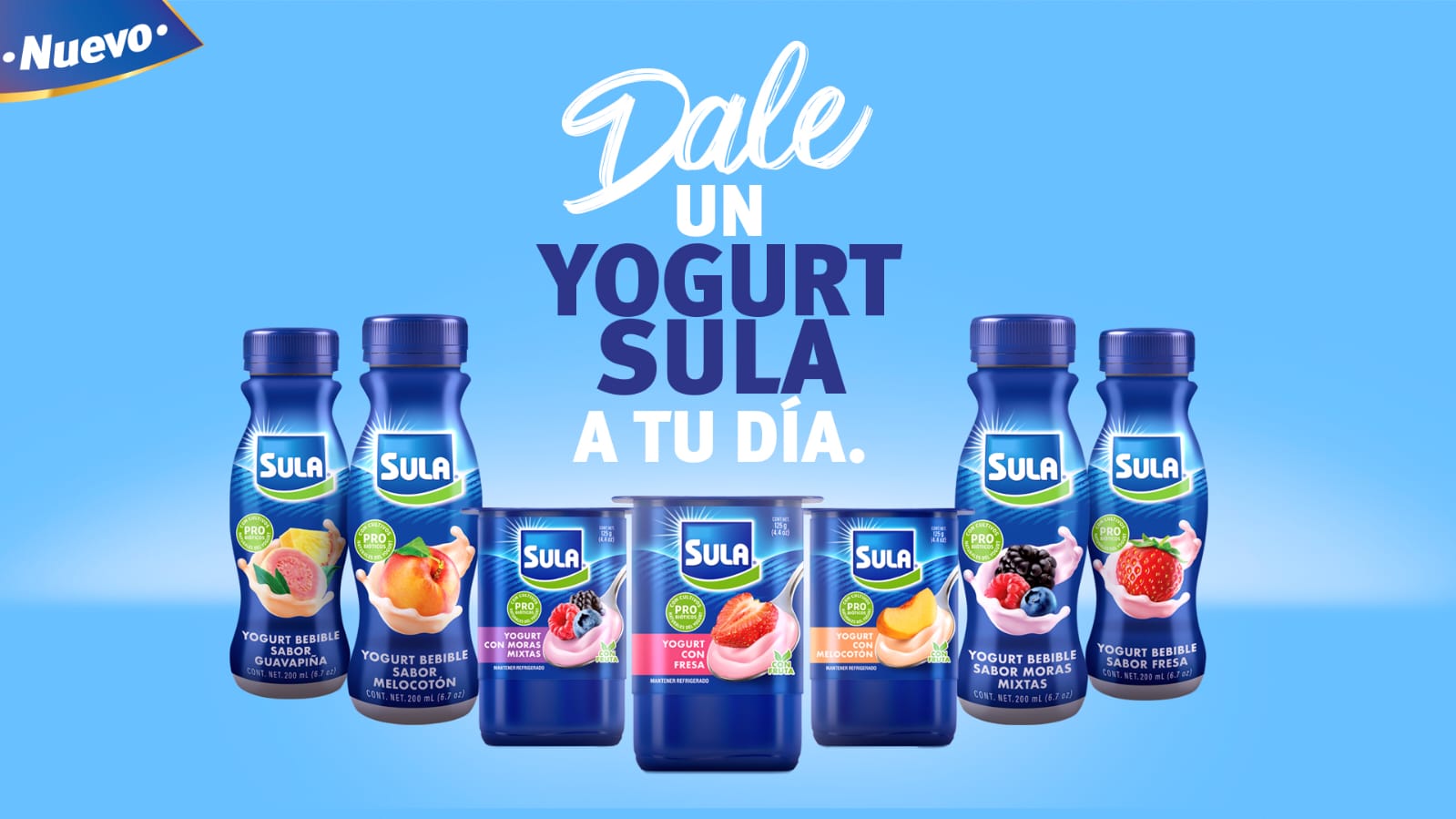Nuevo Yogurt Sula: nutritivo, ligero y delicioso