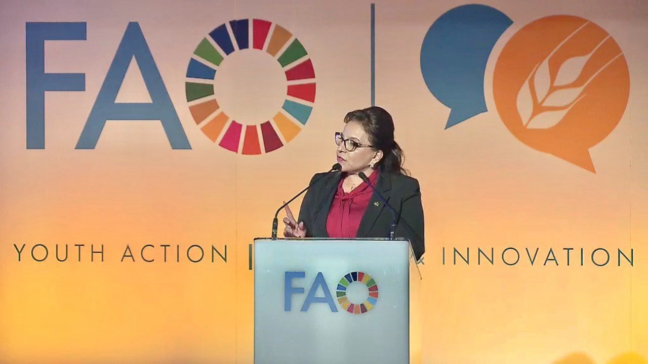 “La pobreza y el hambre tienen responsables”: presidenta Castro pide ante la FAO un plan para erradicarlos