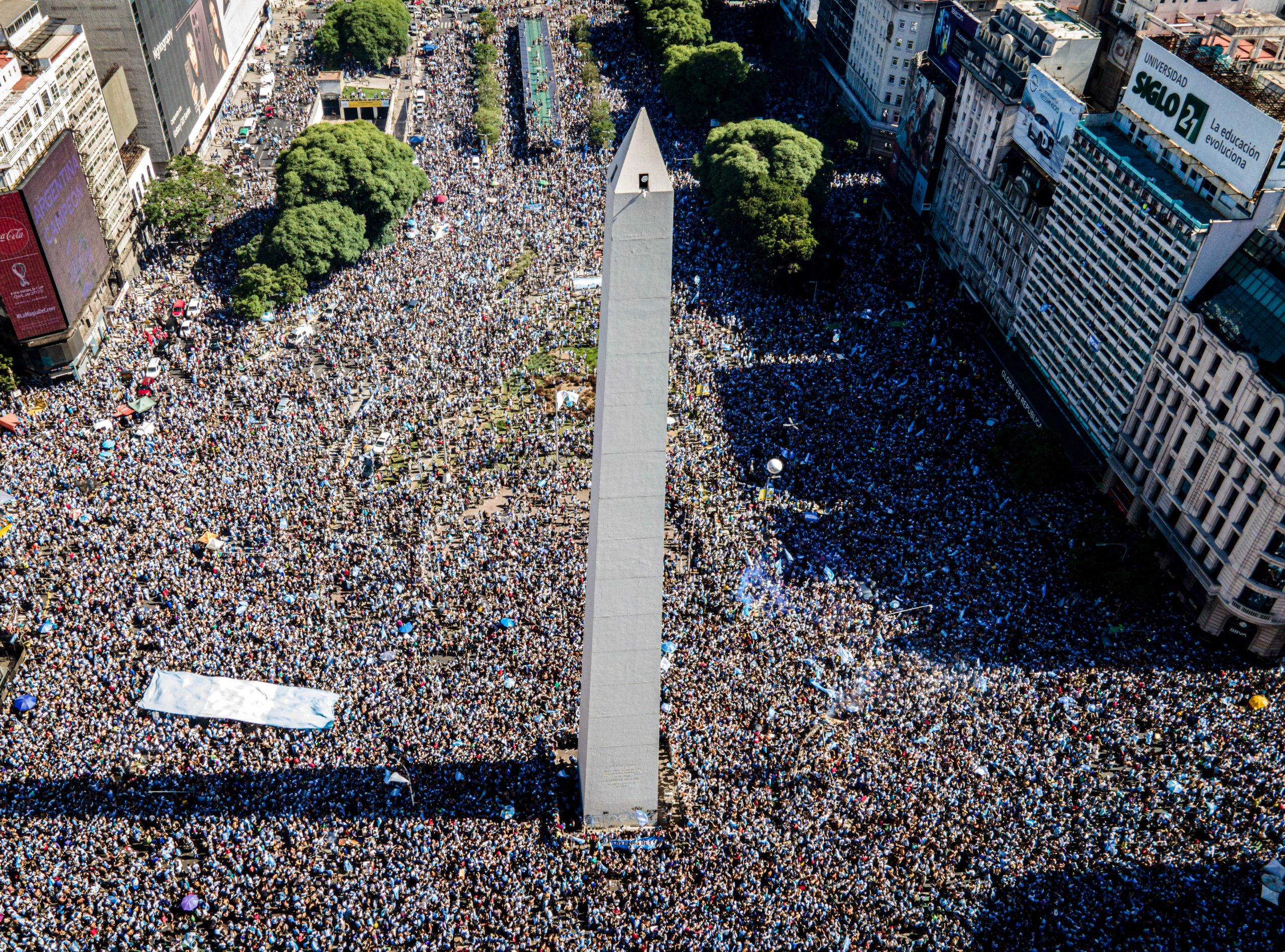 Argentina ya viaja de regreso a su país para celebrar el titulo mundial con su gente