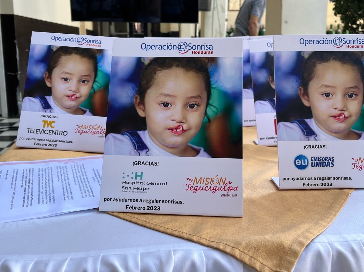 Operación Sonrisa realizará misión local de labio y paladar hendido en el hospital San Felipe en Tegucigalpa