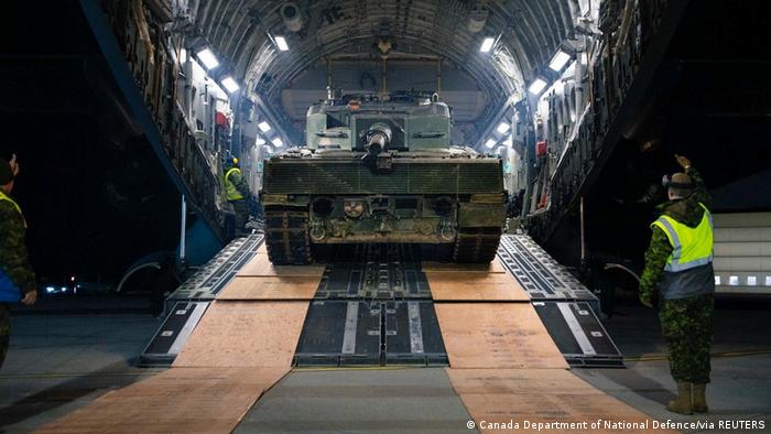 Alemania envió 18 tanques de combate “Leopard 2” y 40 blindados “Marder” enviados a Ucrania