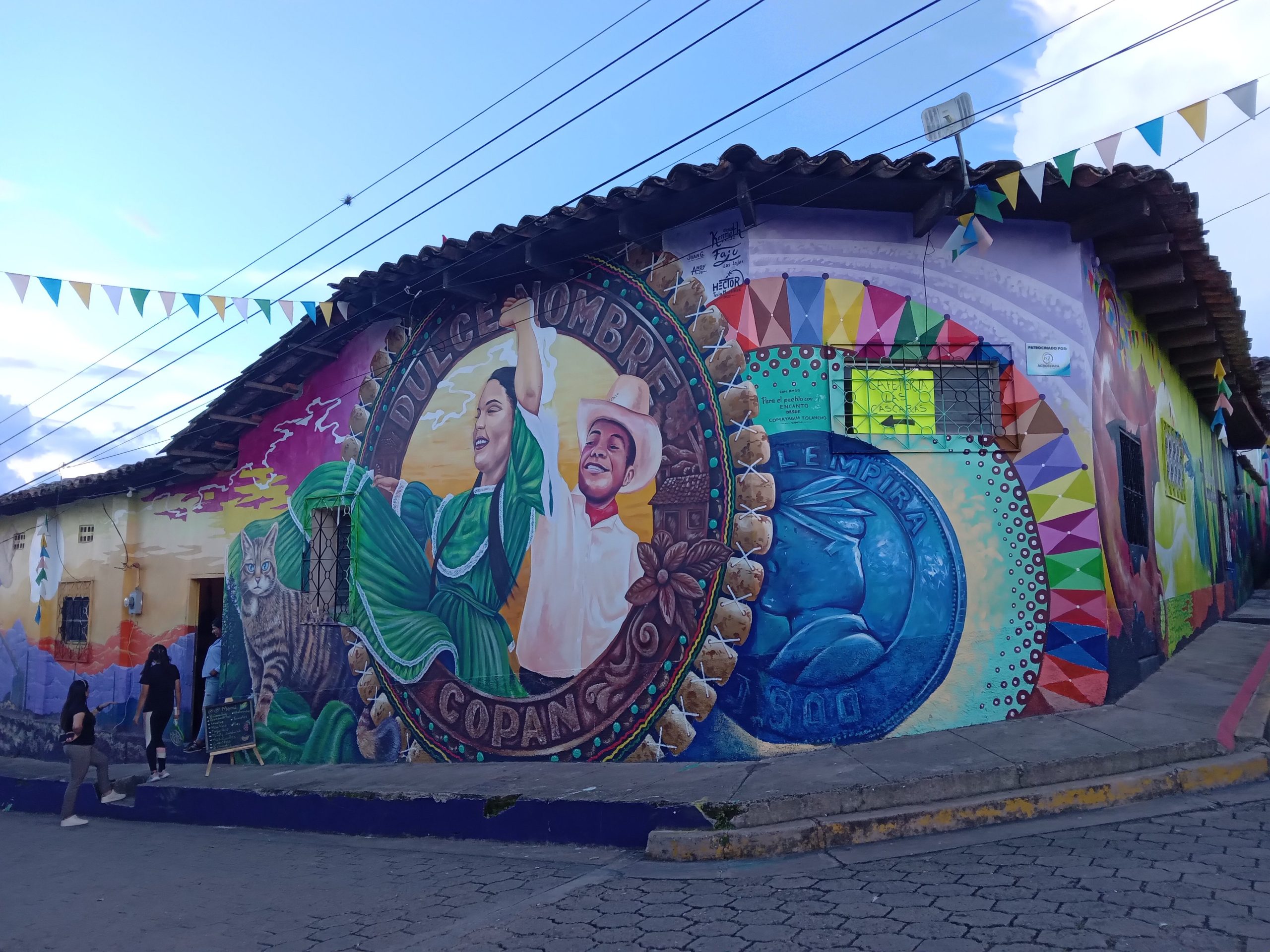 Dulce Nombre de Copán: Los murales artísticos que cuentan la historia del pueblo