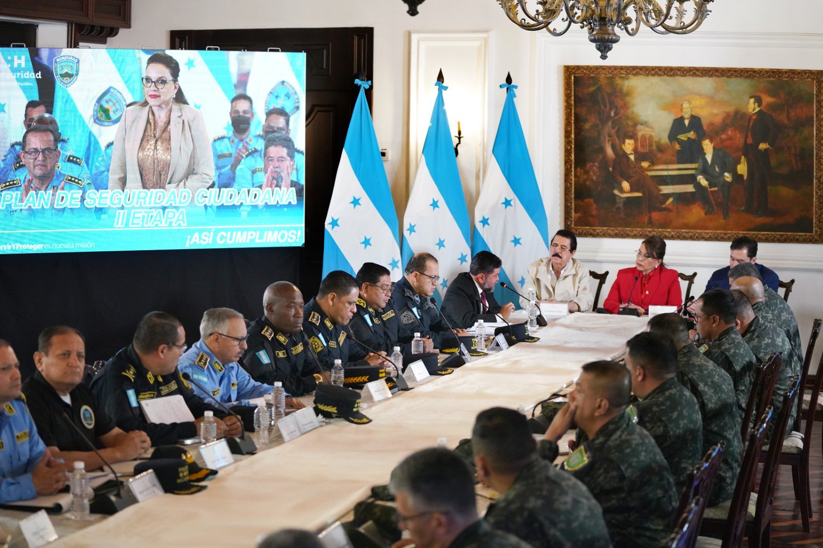 Presidenta Castro viaja a República Dominicana y en su regreso concretará las anunciadas estrategias de seguridad
