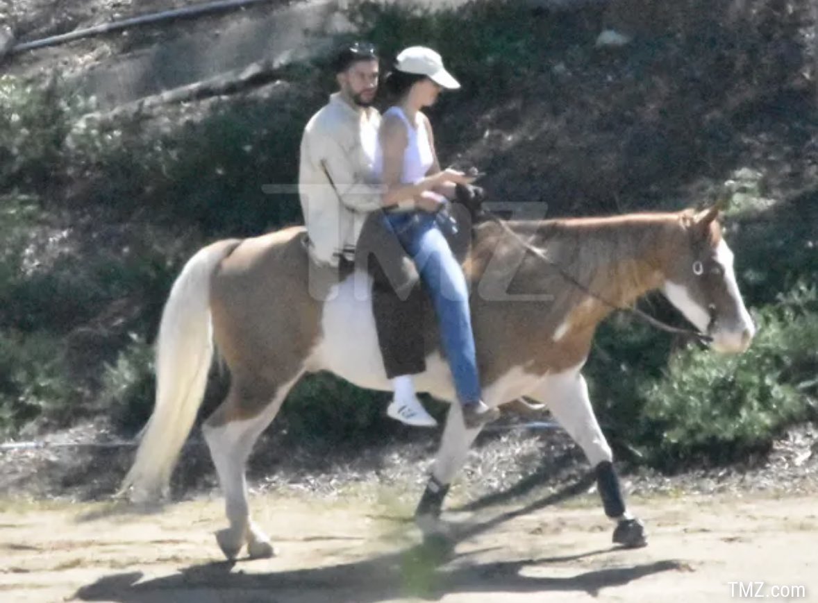 Kendall Jenner y Bad Bunny tienen un cita romántica montando a caballo