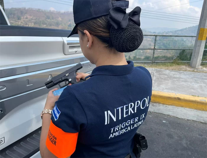 Honduras parte de “Trigger IX”, la mayor operación de Interpol contra armas de fuego ilícitas en América Latina
