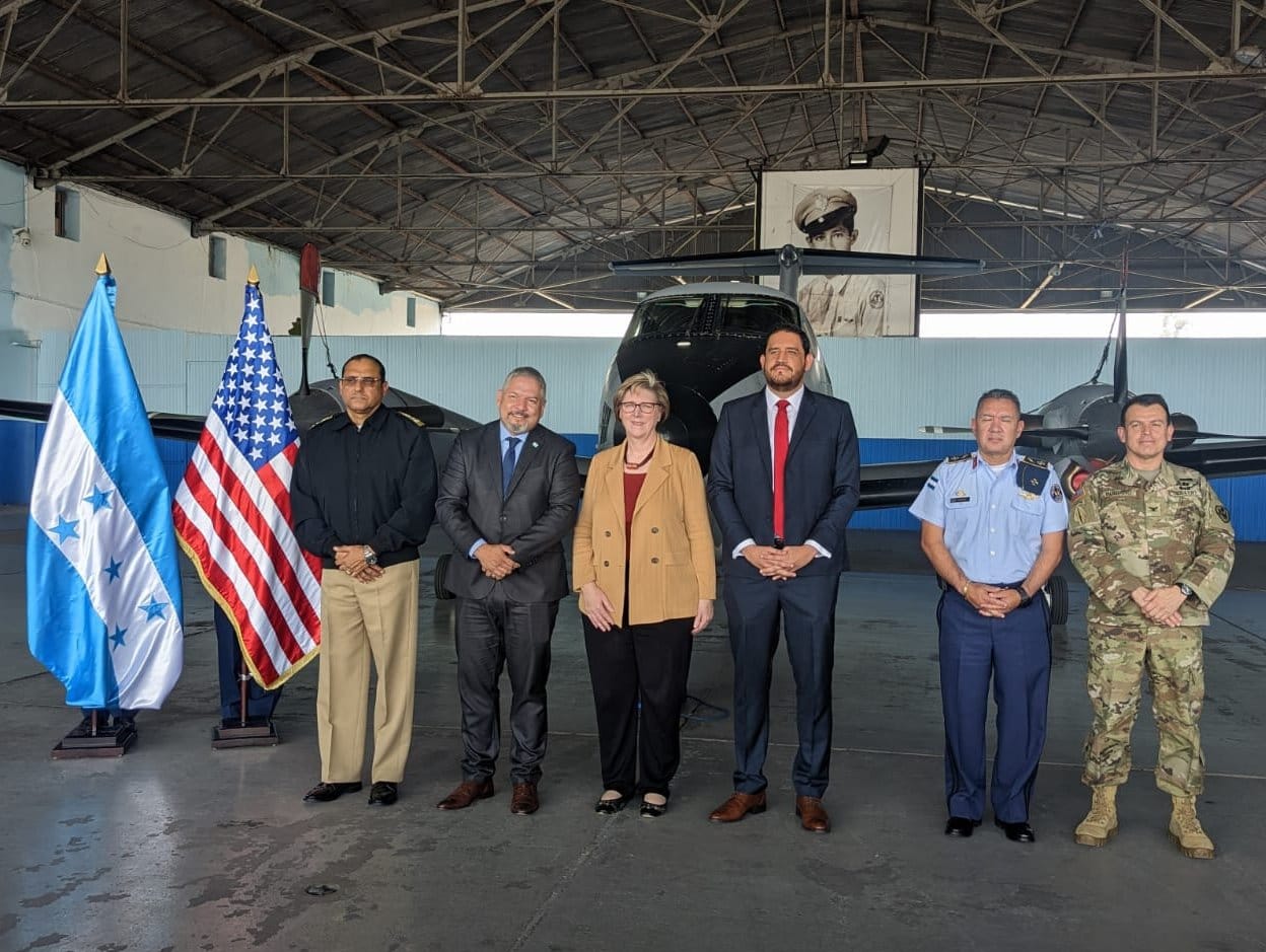 Estados Unidos dona sensor de vigilancia multi-misión a Fuerza Aérea Hondureña