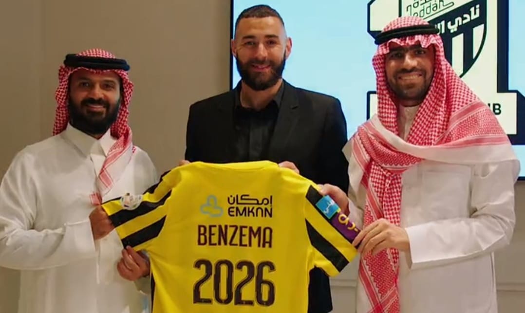 Confirman a Benzema como nuevo jugador del Al Ittihad hasta 2026
