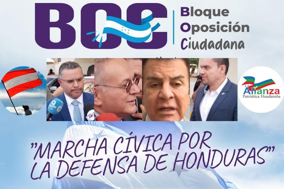 El Bloque de Oposición Ciudadana convoca a “marcha cívica” para este sábado