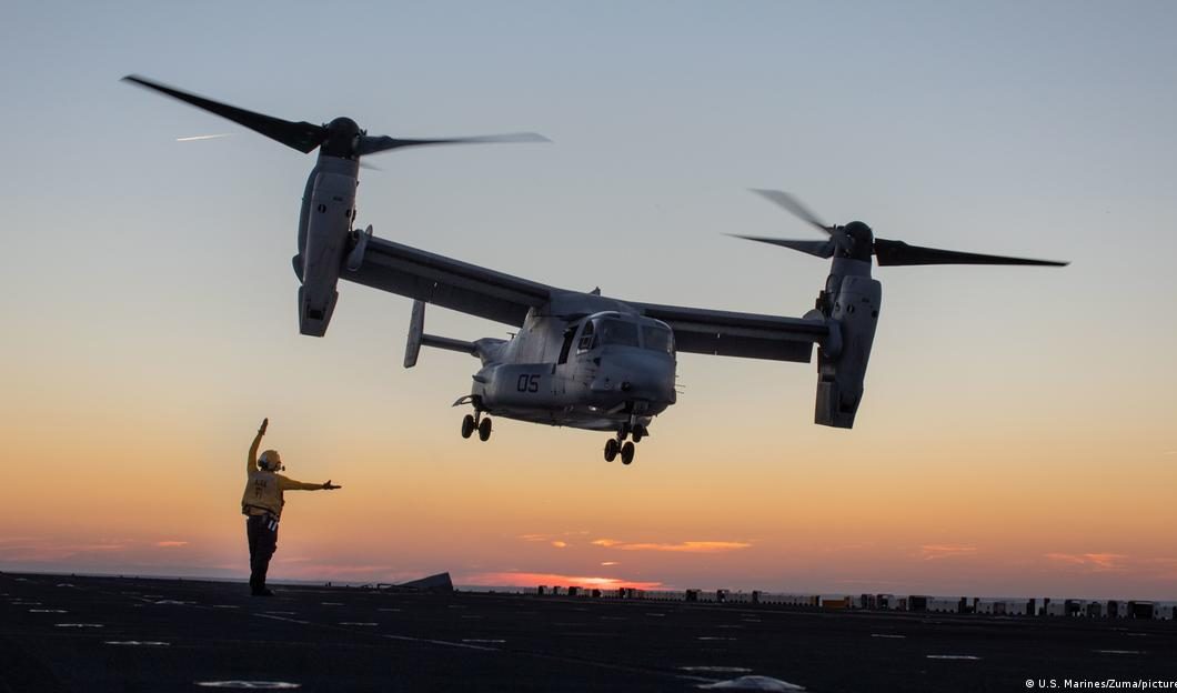 Tres marines mueren en accidente de avión militar en Australia