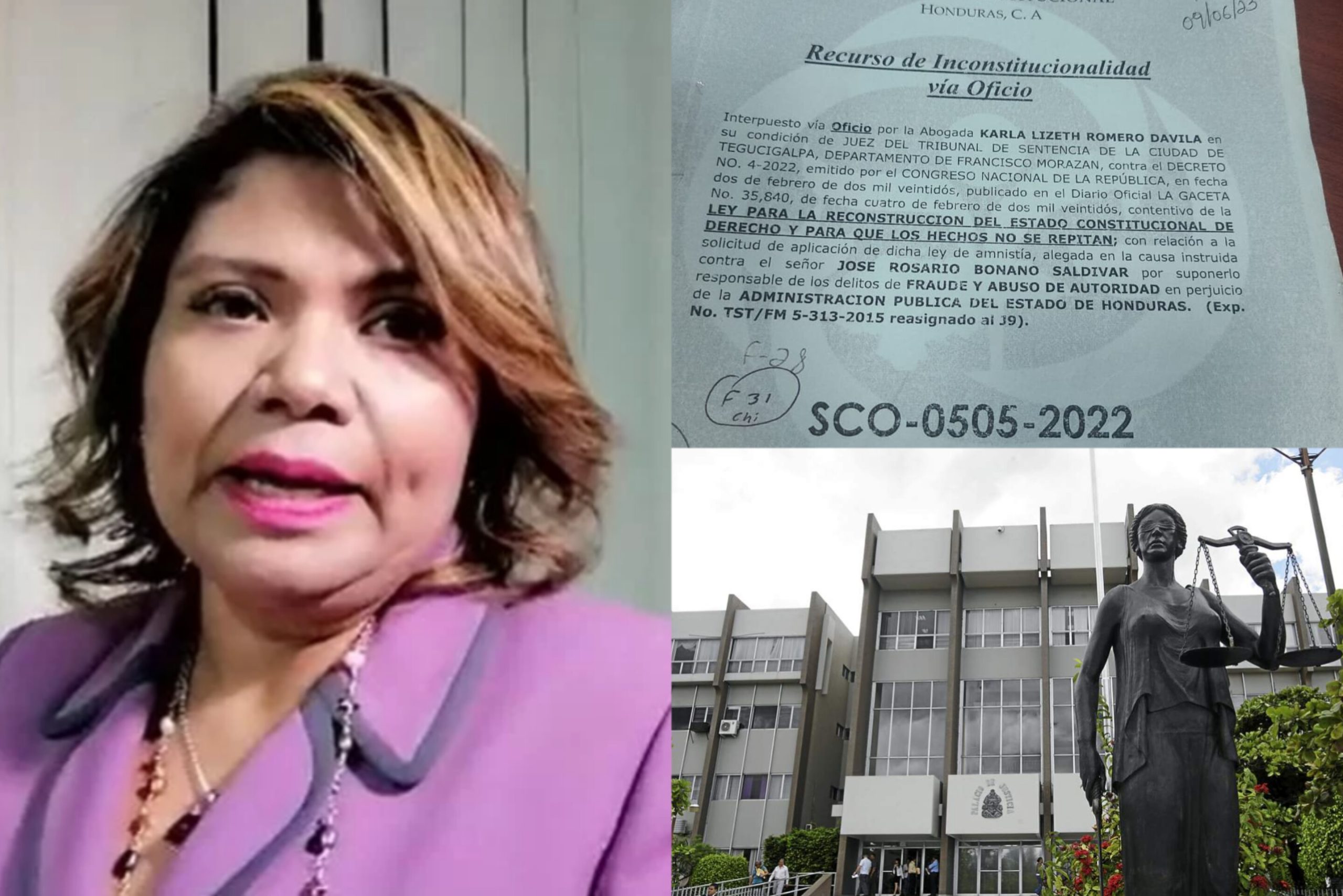 CSJ rechaza los recursos de inconstitucionalidad presentados por la ex jueza Karla Romero