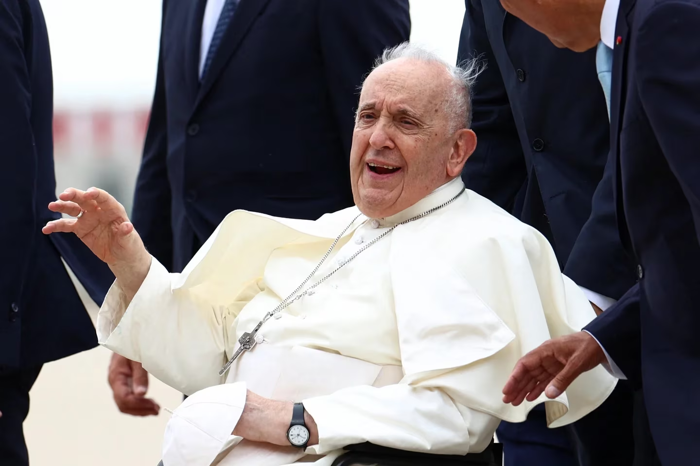 El papa Francisco llegó a Portugal para participar en la Jornada Mundial de la Juventud 