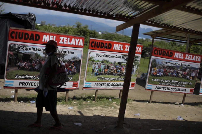 De forma pacífica ejecutan desalojos en la ciudad “Mel Zelaya” en Choluteca