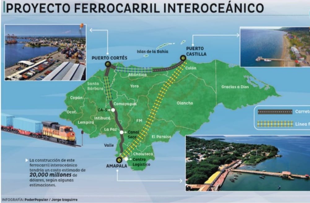 Tren interoceánico permitiría tránsito fluido de mercancías y “buenos recursos” para el país