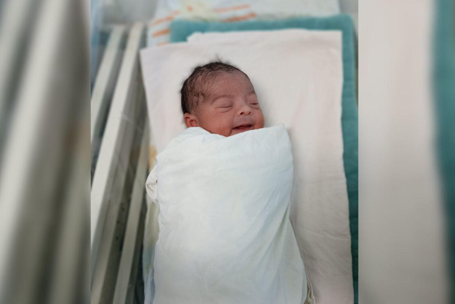 Una niña es la primera bebé nacida en el Hospital Escuela en Navidad 
