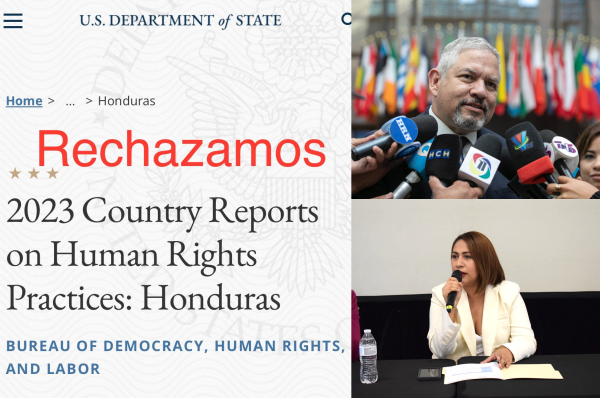 Honduras rechaza y desconoce informe del Departamento de Estado de EEUU sobre DDHH