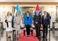 Presidenta Xiomara de Zelaya recibe credenciales de siete nuevos embajadores